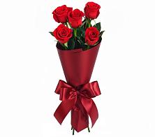 Букет 5 Красных роз Эдлесс Лав в Тимофеевке