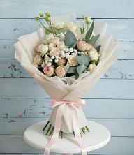 Букет цветов из:  Розы и Лизиантусы в Тимофеевке