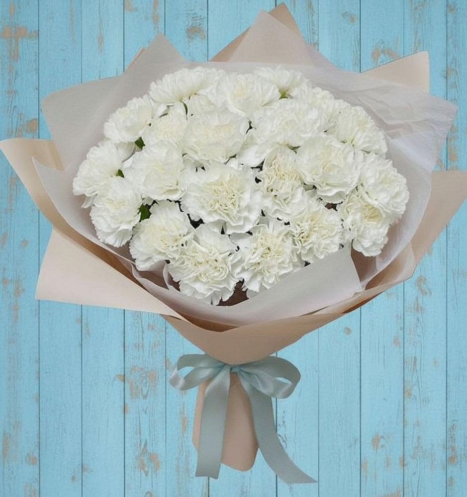 Букет цветов из: Гвоздики в Тимофеевке