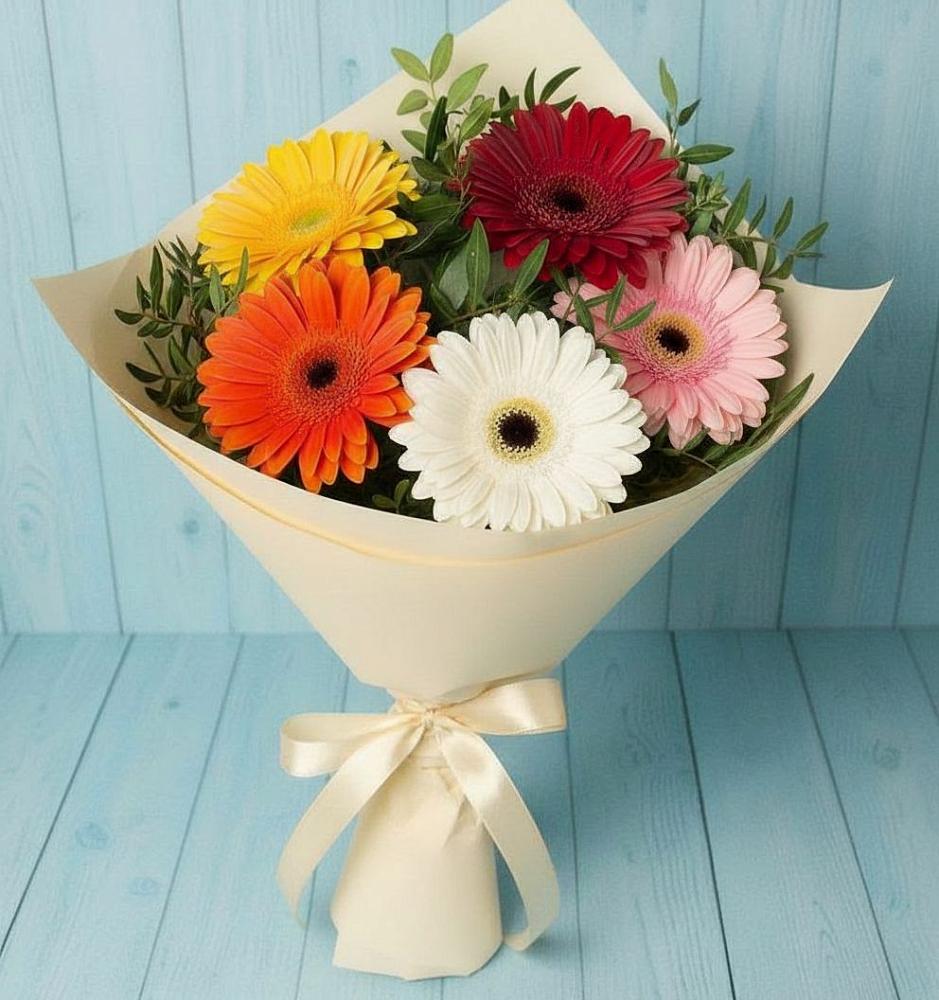 Букет цветов из: Герберы в Тимофеевке