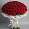 Букет 101 Красная роза Блэк Мэджик в Тимофеевке