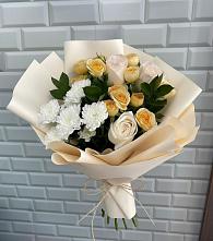 Букет цветов из:  Розы и Хризантемы в Тимофеевке