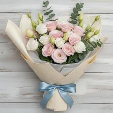 Букет цветов из:  Лизиантусы в Тимофеевке