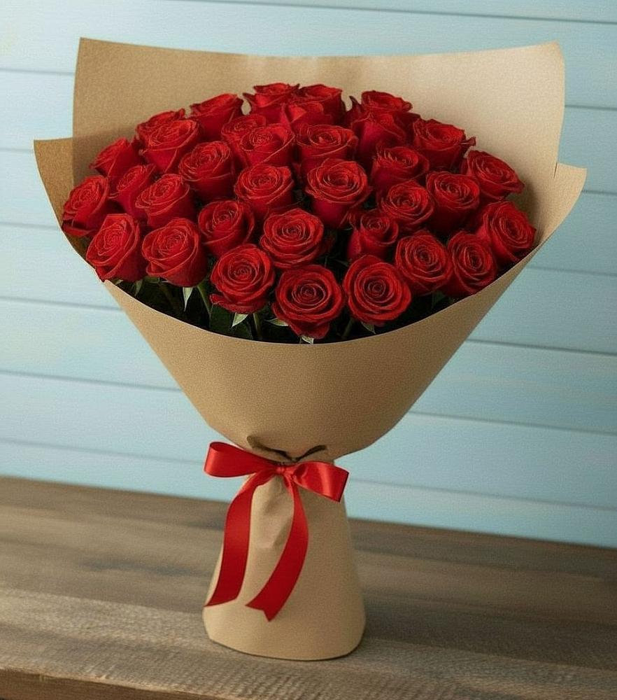 Букет Красные розы Милано в Тимофеевке
