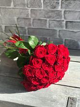 Красные розы Фридом в Тимофеевке Букет Красные розы Фридом в Тимофеевке