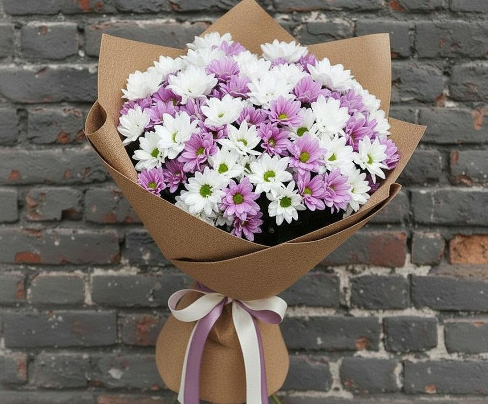 Букет цветов из: Хризантемы в Тимофеевке