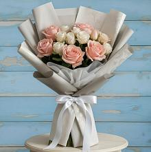 Букет цветов из:  Розы #REPLACE_PRED# Тимофеевке