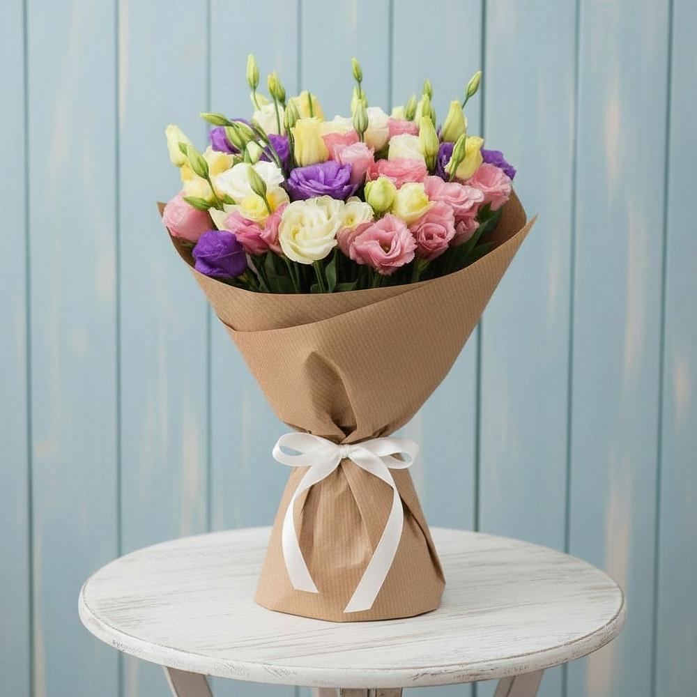 Букет цветов из: Лизиантусы в Тимофеевке