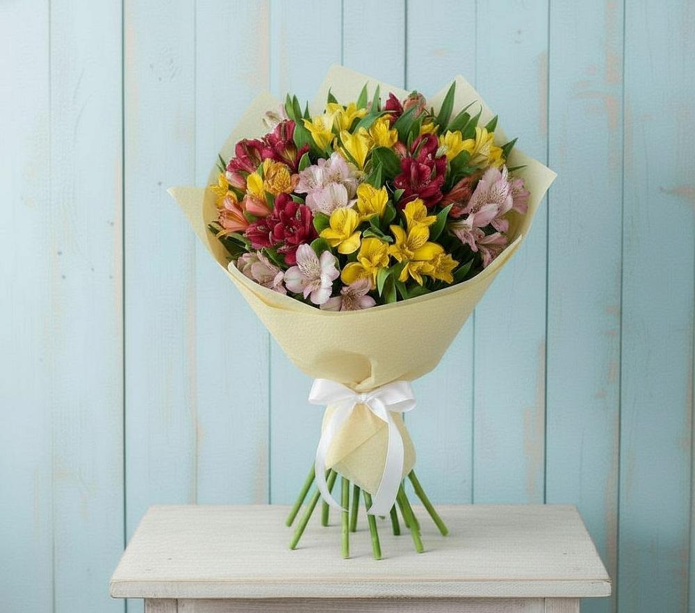 Букет цветов из: Альстромерии в Тимофеевке