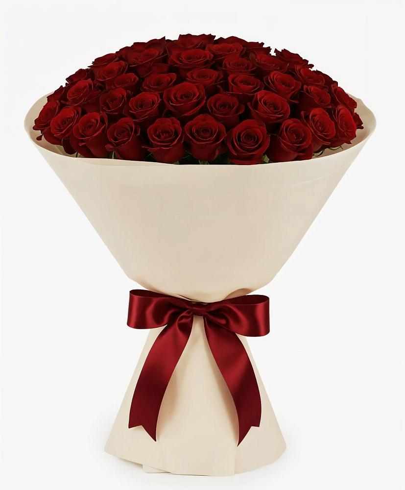 Букет 101 Бордовая роза Блэк Бакарра в Тимофеевке