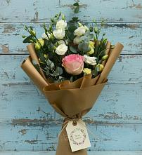 Букет цветов из:  Розы и Лизиантусы в Тимофеевке